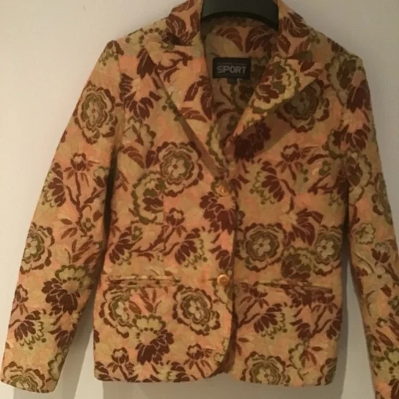 Two-button Brocade Jacket - Picture 1 of 2